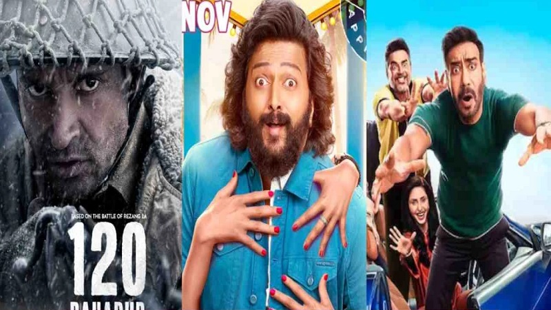 बॉक्स ऑफिस रिपोर्ट: ‘120 बहादुर’ की कमज़ोर कमाई, ‘मस्ती 4’ आगे निकली; ‘दे दे प्यार दे 2’ ने पार किया 100 करोड़