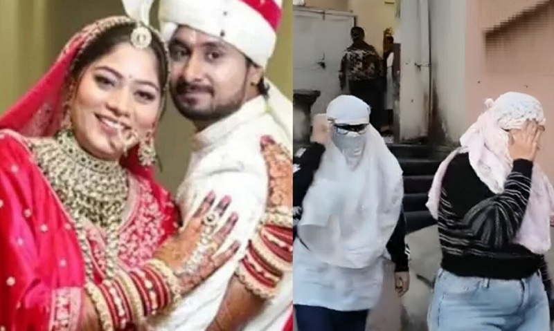 MP: इंदौर के राजा रघुवंशी हत्याकांड में सोनम की दो सहेलियों की हुई पेशी, चेहरा छुपाकर पहुंची कोर्ट