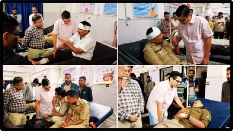 पत्थर और धनुष-बाण से बेकाबू भीड़ ने गुजरात में 47 अधिकारियों पर किया हमला, जानिए क्या है मामला?