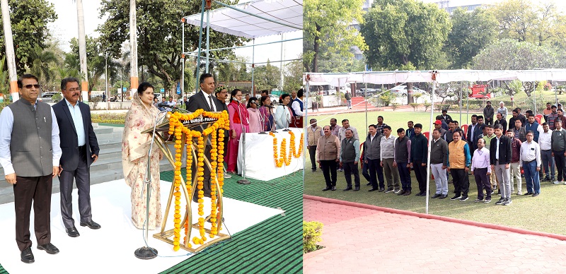 फरवरी माह के प्रथम शासकीय कार्य दिवस पर मंत्रालय में वंदे मातरम और जन-गण-मन का सामूहिक गायन