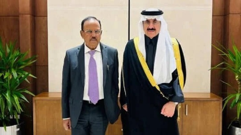 भारत–सऊदी सुरक्षा सहयोग को नई धार: NSA डोभाल और सऊदी समकक्ष के बीच हुई अहम चर्चा