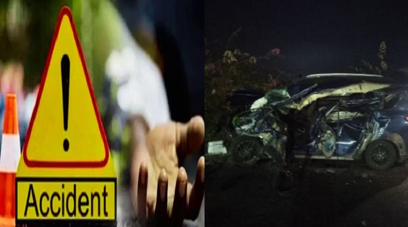 तेज रफ्तार का कहर नर्मदापुरम हाईवे पर खड़े ट्रक से भिड़ी कार दो की दर्दनाक मौत
