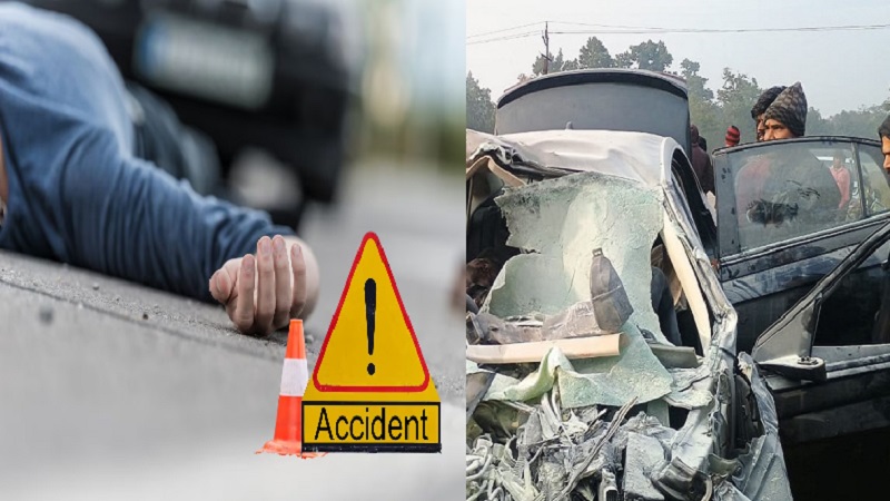 सरगुजा सड़क हादसा: अंबिकापुर की ओर जा रही कार पर ट्रक ने मारी टक्कर, परिवार को भारी नुकसान