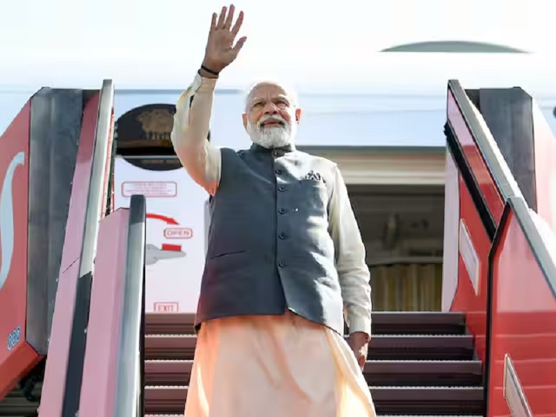 रोम से स्वदेश रवाना हुए PM मोदी…. अंतरराष्ट्रीय संबंधों को मजबूत करेगा 5 देशों का दौरा