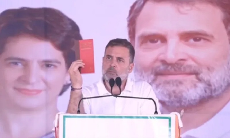 रायबरेली में राहुल गांधी का तीखा हमला, संविधान को लेकर केंद्र सरकार पर गंभीर आरोप