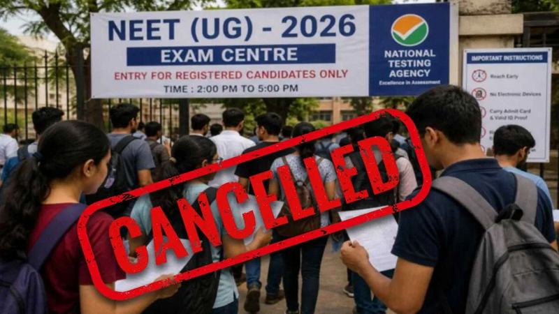 नीट यूजी परीक्षा रद्द, सीबीआई जांच के आदेश से हड़कंप, जल्द घोषित होगी नई परीक्षा तिथि