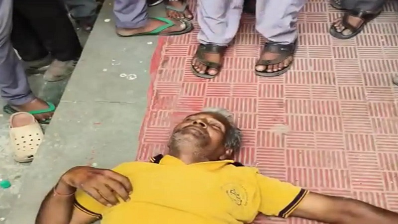 श्योपुर में हड़कंप, दुकान विवाद में न्याय न मिलने पर बुजुर्ग ने कलेक्ट्रेट में की आत्मघाती कदम