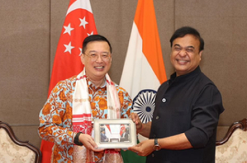 असम की जीत पर अंतरराष्ट्रीय समर्थन: सिंगापुर ने सरमा को दी शुभकामनाएं, सहयोग बढ़ाने पर जोर