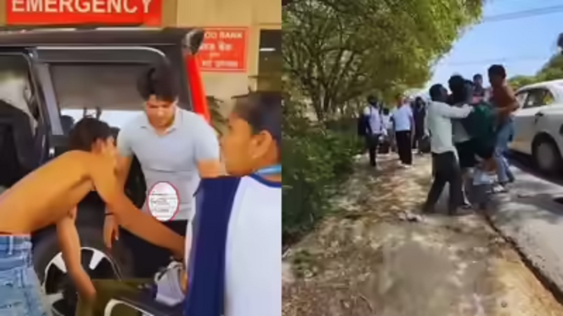नोएडा एक्सप्रेसवे हादसा: कार की टक्कर से चार घायल, यूट्यूबर मृदुल तिवारी ने पहुंचाया अस्पताल