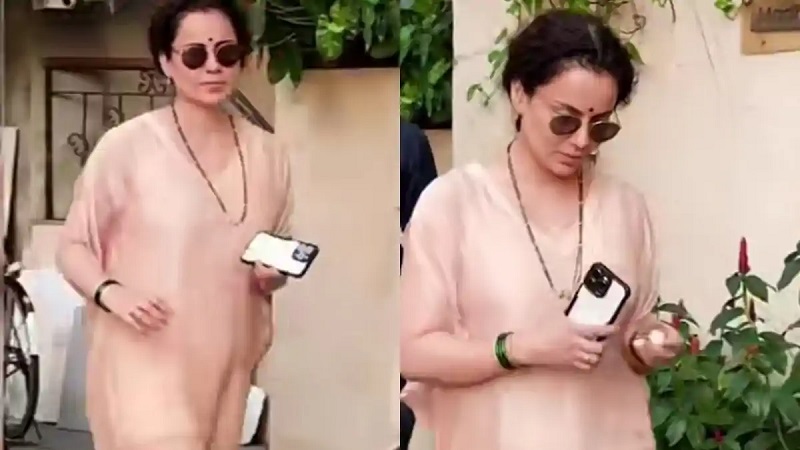 कंगना रनौत के मंगलसूत्र लुक ने मचाई हलचल, अभिनेत्री बोलीं- “मैं चुपचाप शादी नहीं करूंगी”