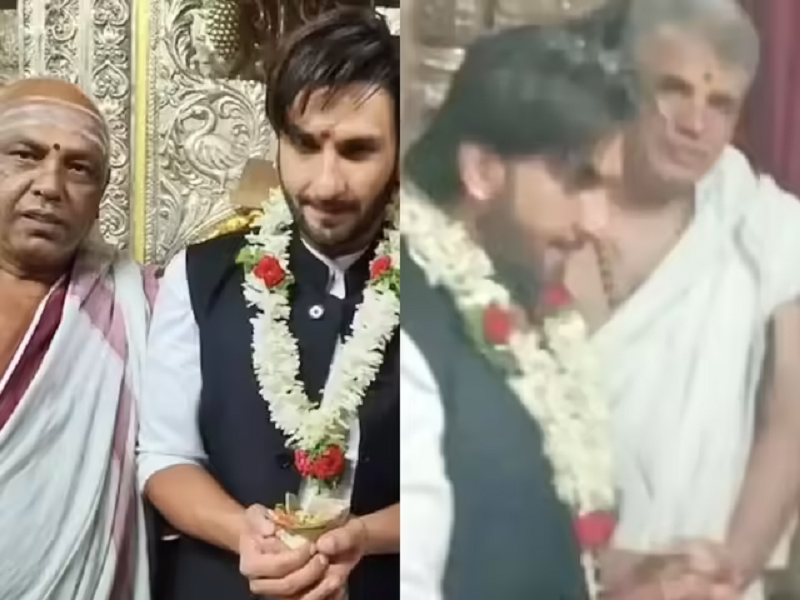हाईकोर्ट निर्देश के बाद चामुंडेश्वरी मंदिर पहुंचे रणवीर सिंह, कई विवादों के बीच बढ़ी चर्चाएं