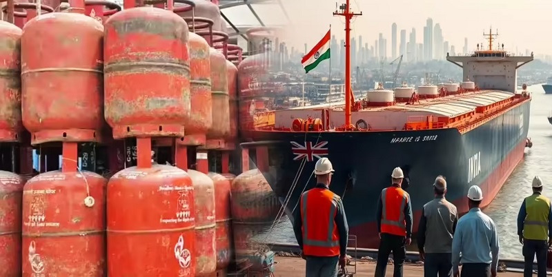 हॉर्मुज स्ट्रेट में बढ़ते तनाव के बीच भारतीय गंतव्य वाले LPG जहाजों की सुरक्षित आवाजाही, ऊर्जा आपूर्ति पर वैश्विक नजरें