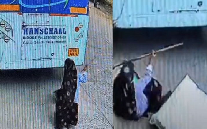 इंदौर हादसा: भारी पार्सल गिरा, सफाईकर्मी घायल-प्रशासन ने गोदाम किया सील