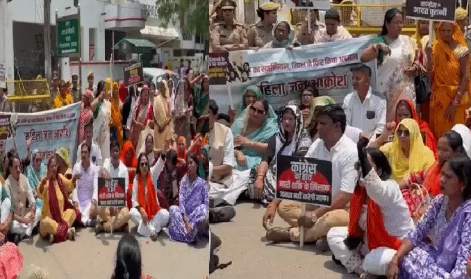 लखनऊ में राजनीतिक तनाव: लखनऊ में बीजेपी और सपा समर्थकों के बीच बढ़ा टकराव