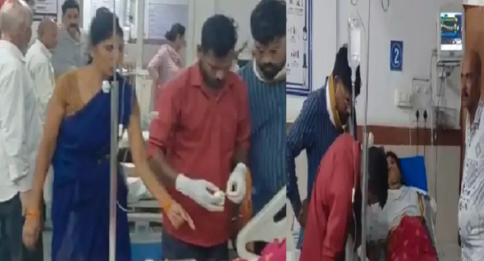 अचानक ब्रेक से बड़ा हादसा: दो बाइकों की टक्कर में 5 घायल, दंपती की हालत गंभीर