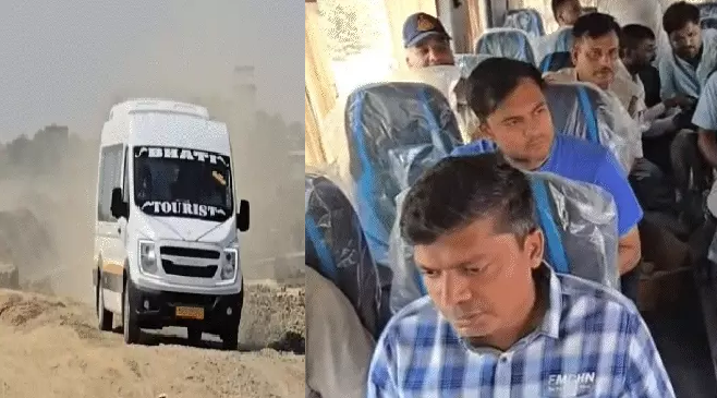 उज्जैन में अनोखी पहल: सिंहस्थ कार्यों के निरीक्षण में अधिकारी ट्रैवलर बस से पहुंचे, खर्च में भारी कटौती