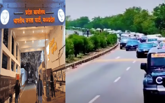 मध्य प्रदेश में वीआईपी काफिले पर सियासी घमासान, दिल्ली तक पहुंचा मामला