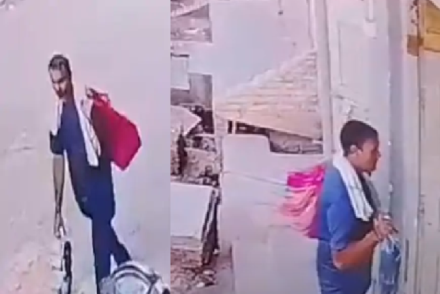 कपड़े बेचने आया युवक निकला चोर, नकदी लेकर हुआ फरार