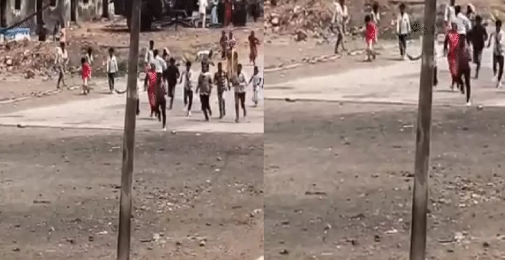 लाठी-डंडे और पत्थरों से हमला: बारात देखने के दौरान हिंसा से मचा हड़कंप