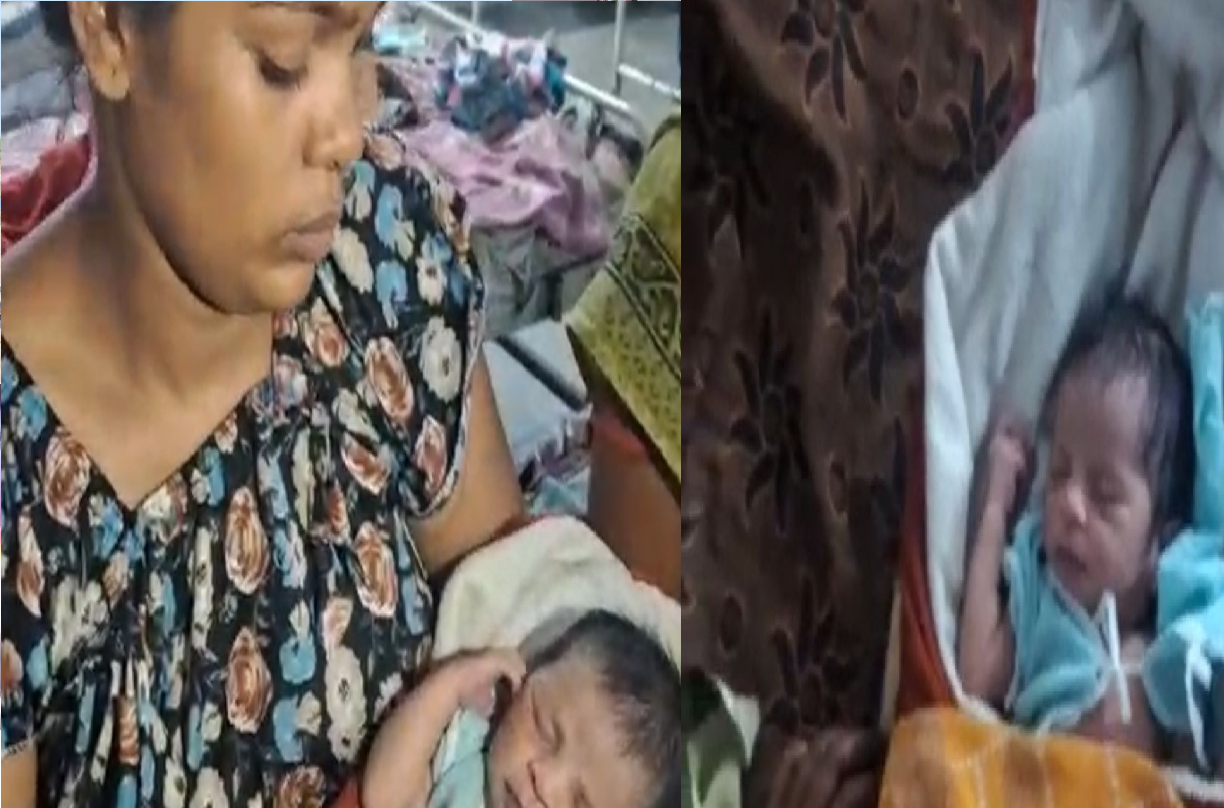 महिला की सतर्कता से टला बड़ा हादसा: युवक नवजात छोड़कर फरार