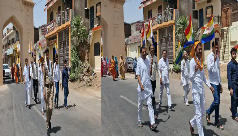 निवाड़ी में जैन समाज का विरोध प्रदर्शन, संतों की सुरक्षा को लेकर मांग तेज