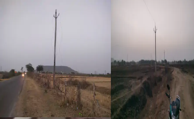 नागौद में बिजली चोरी से हड़कंप: बदमाश काट ले गए हाईटेंशन लाइन के तार, ग्रामीण इलाकों की सप्लाई ठप