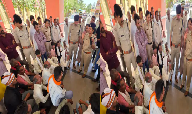 शाजापुर कलेक्ट्रेट में ग्रामीणों का प्रदर्शन: शासकीय भूमि पर कब्जे के आरोप, कलेक्टर के आश्वासन के बाद मामला शांत