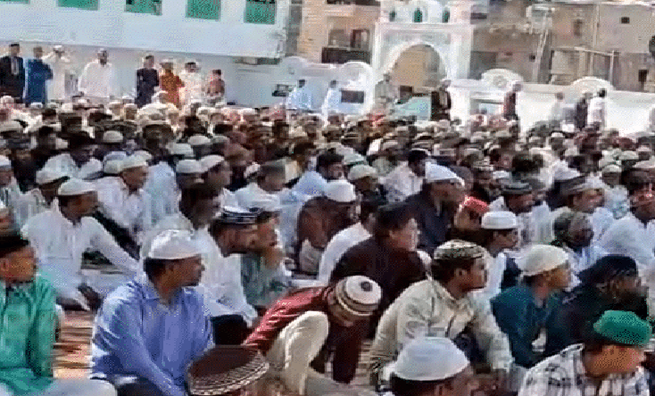 धार्मिक मंच से सामाजिक संदेश, बारिश का पानी जमीन में उतारने पर जोर