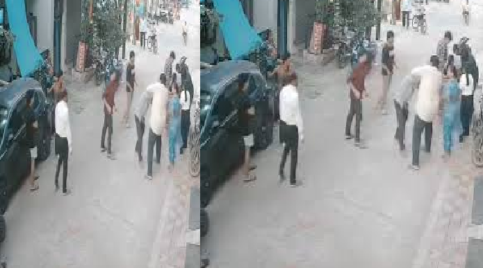 इंदौर में शिकायत के बाद परिवार पर हमला, CCTV में कैद हुई पूरी घटना