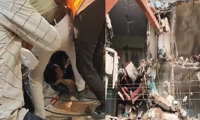 इंदौर सड़क चौड़ीकरण में दर्दनाक हादसा: डॉक्टर के सिर पर गिरा खंभा, ब्रेन सर्जरी के बाद घर पर लगाया तंज भरा बैनर