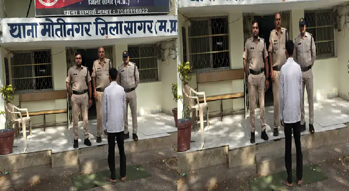 मोतीनगर पुलिस की कार्रवाई: घर के बाहर से बाइक चुराने वाला आरोपी दबोचा