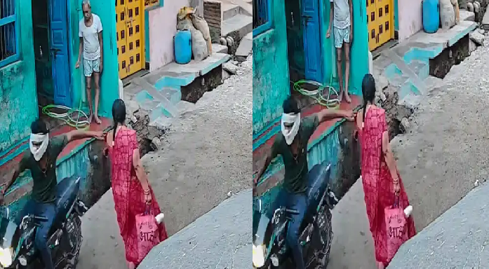 सब्जी लेकर लौट रही महिला से लूट की कोशिश, चेन टूटकर बची जान