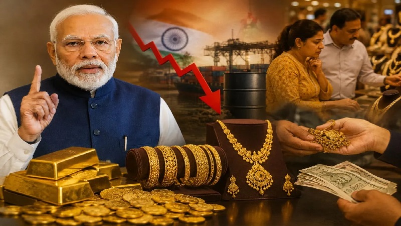 सोना महंगा, आयात घटा और राजस्व बढ़ा भारत की अर्थव्यवस्था में नीतिगत बदलावों का बड़ा प्रभाव