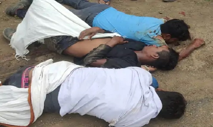 उज्जैन में दर्दनाक सड़क हादसा: तेज रफ्तार डंपर ने तीन मजदूरों को रौंदा, एक की मौत, दो जिंदगी की जंग लड़ रहे