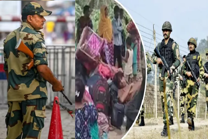 बीएसएफ और बांग्लादेश बॉर्डर गार्ड के बीच तनाव, भारतीय-विदेशी दस्तावेजों के अभाव में प्रवासी फंसे