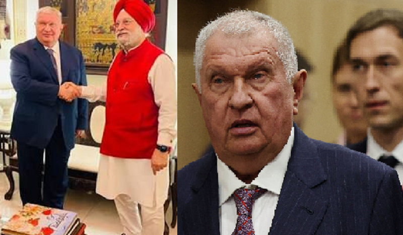 Rosneft के Igor Sechin का अनुमान: भारत की तेज़ ग्रोथ और तेल खपत के चलते अगले दशक में वैश्विक ऊर्जा पर भारत का दबदबा