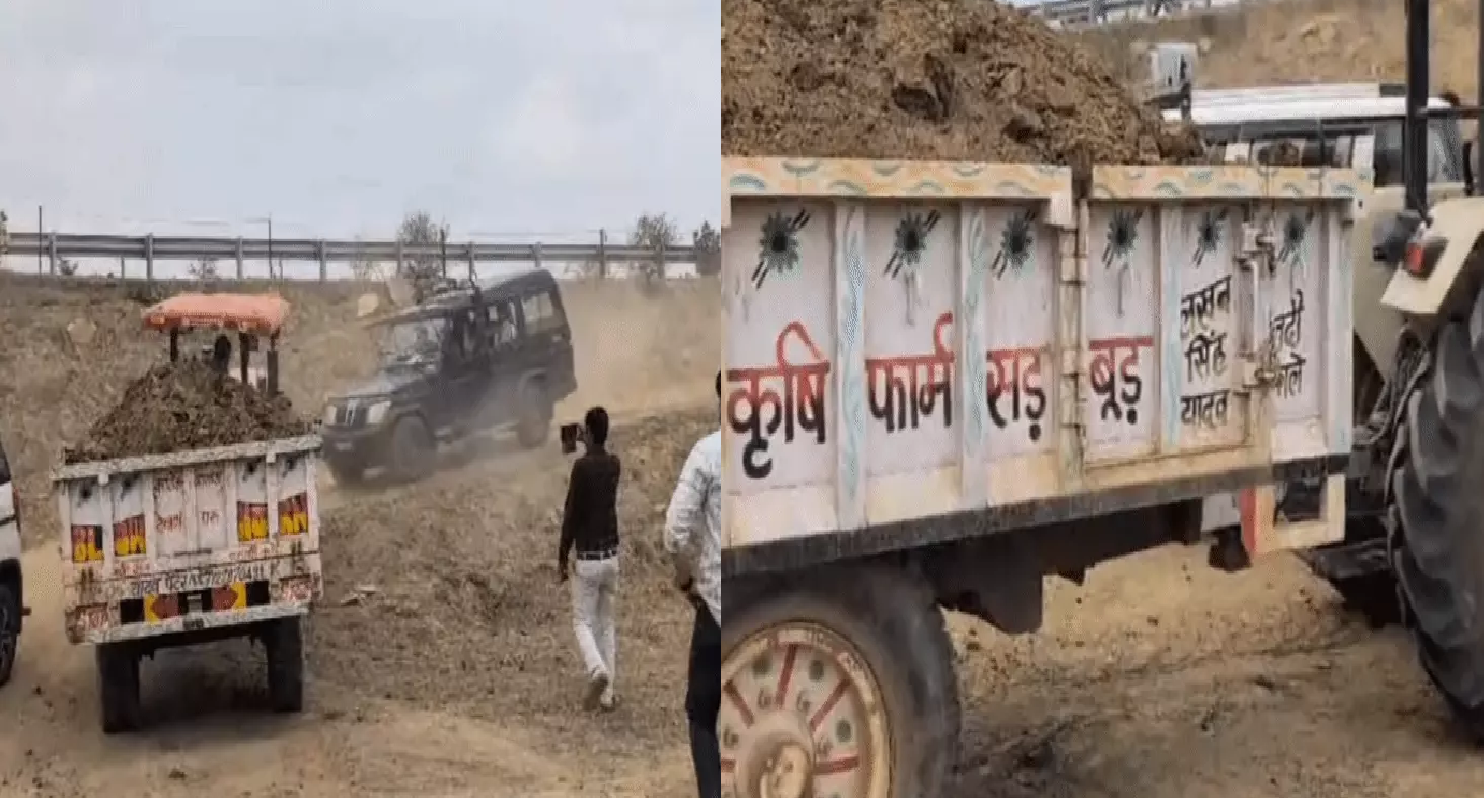 अवैध मिट्टी उत्खनन रोकने गई टीम पर माफिया का हमला, तहसीलदार को दी जान से मारने की धमकी, वीडियो वायरल, एफआईआर दर्ज