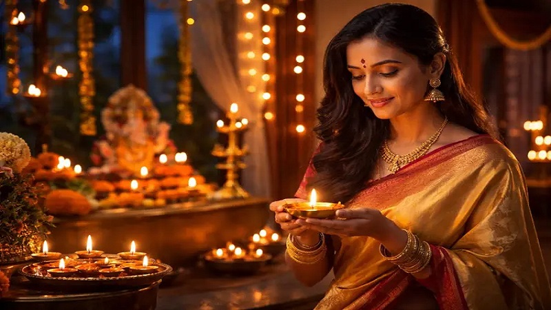 मंदिर में दीपक जलाने के नियम: किस दिशा में रखें दीया, कौन सा मंत्र करें जाप?