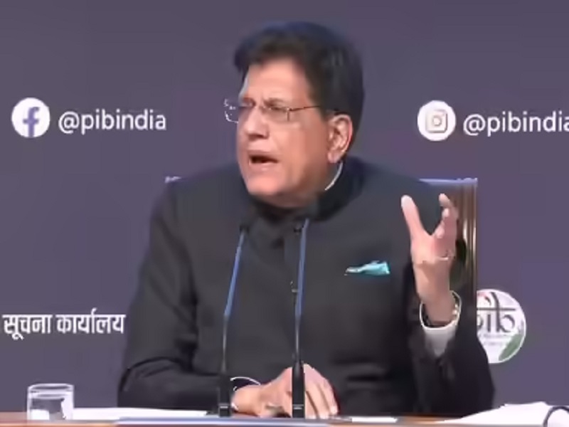 भारत बना वैश्विक पूंजी का सबसे भरोसेमंद ठिकाना, दीर्घकालिक निवेशकों की पहली पसंद के रूप में उभरी भारतीय अर्थव्यवस्था: पीयूष गोयल