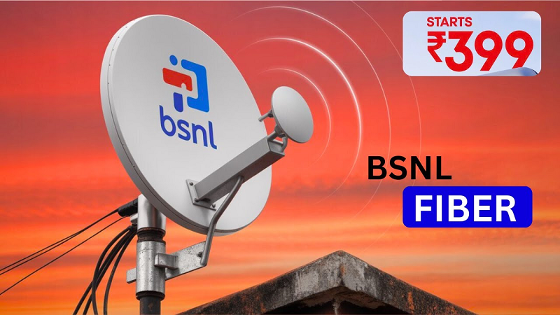 डिजिटल यूजर्स के लिए बड़ी राहत, BSNL का 399 रुपये वाला फाइबर प्लान पहले साल में भारी फायदे के साथ उपलब्ध