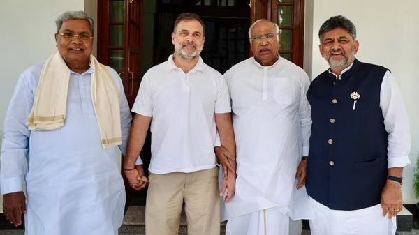 कर्नाटक में 'शिवकुमार युग' की शुरुआत: डीके शिवकुमार ने ली मुख्यमंत्री पद की शपथ, कैबिनेट में दिखा सिद्धारमैया का दबदबा