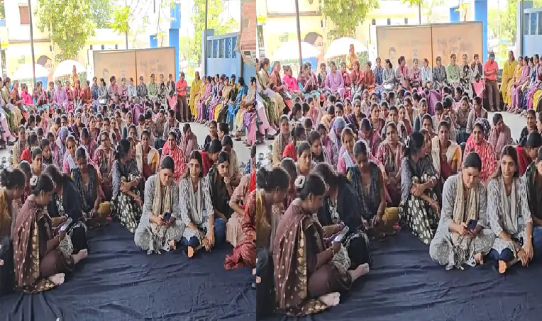 झाबुआ में स्वास्थ्य सेवाएं चरमराईं, एनएचएम कर्मचारियों की हड़ताल शुरू