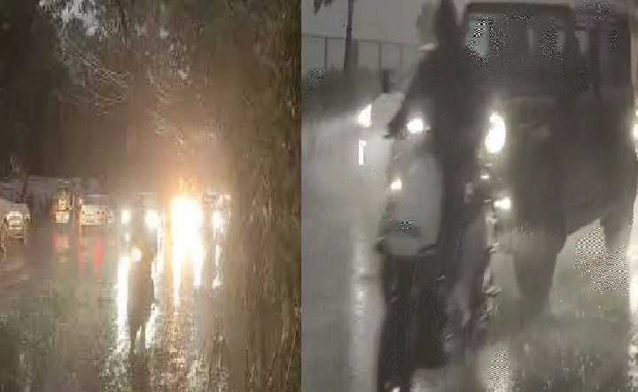 MP में बारिश का दौर जारी: झाबुआ, धार-रतलाम में झमाझम, देवास में बही कार; 45 जिलों में अलर्ट