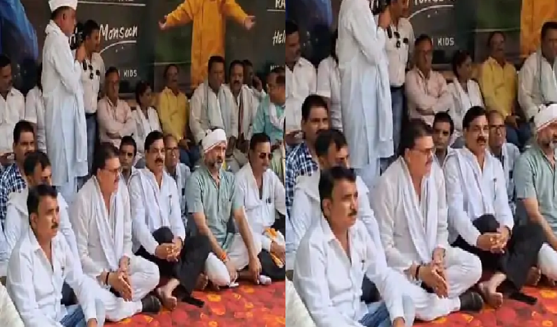 राज्यसभा नामांकन विवाद पर जबलपुर में कांग्रेस का धरना, भाजपा और निर्वाचन प्रक्रिया पर उठाए सवाल