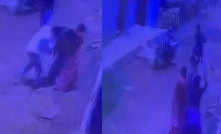 बिजली के तार हटाने को लेकर पड़ोसियों में विवाद: महिला से मारपीट का आरोप, सीसीटीवी वीडियो आया सामने
