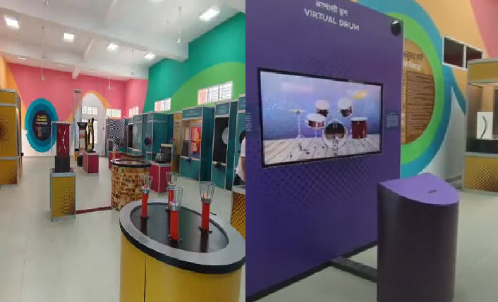 उज्जैन में शुरू हुआ मध्यप्रदेश का पहला साइंस सेंटर: एक महीने तक फ्री एंट्री, विज्ञान और अंतरिक्ष की दुनिया से रूबरू हो रहे बच्चे