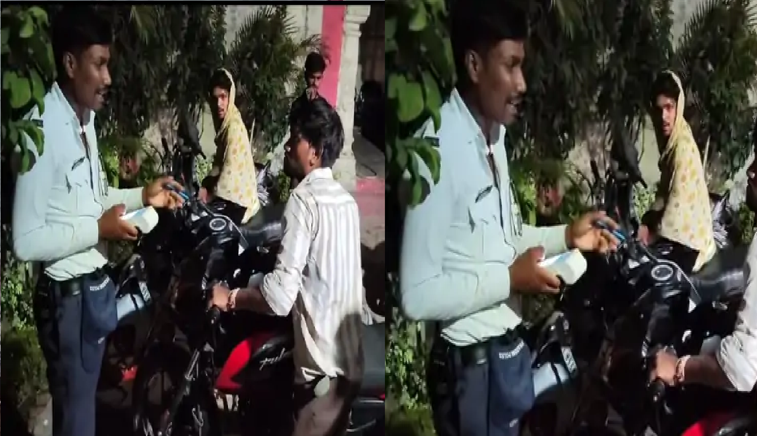 झाबुआ में ट्रैफिक नियम तोड़ने वालों पर पुलिस का शिकंजा, 14 बाइक चालकों पर कार्रवाई; 5 वाहन जब्त