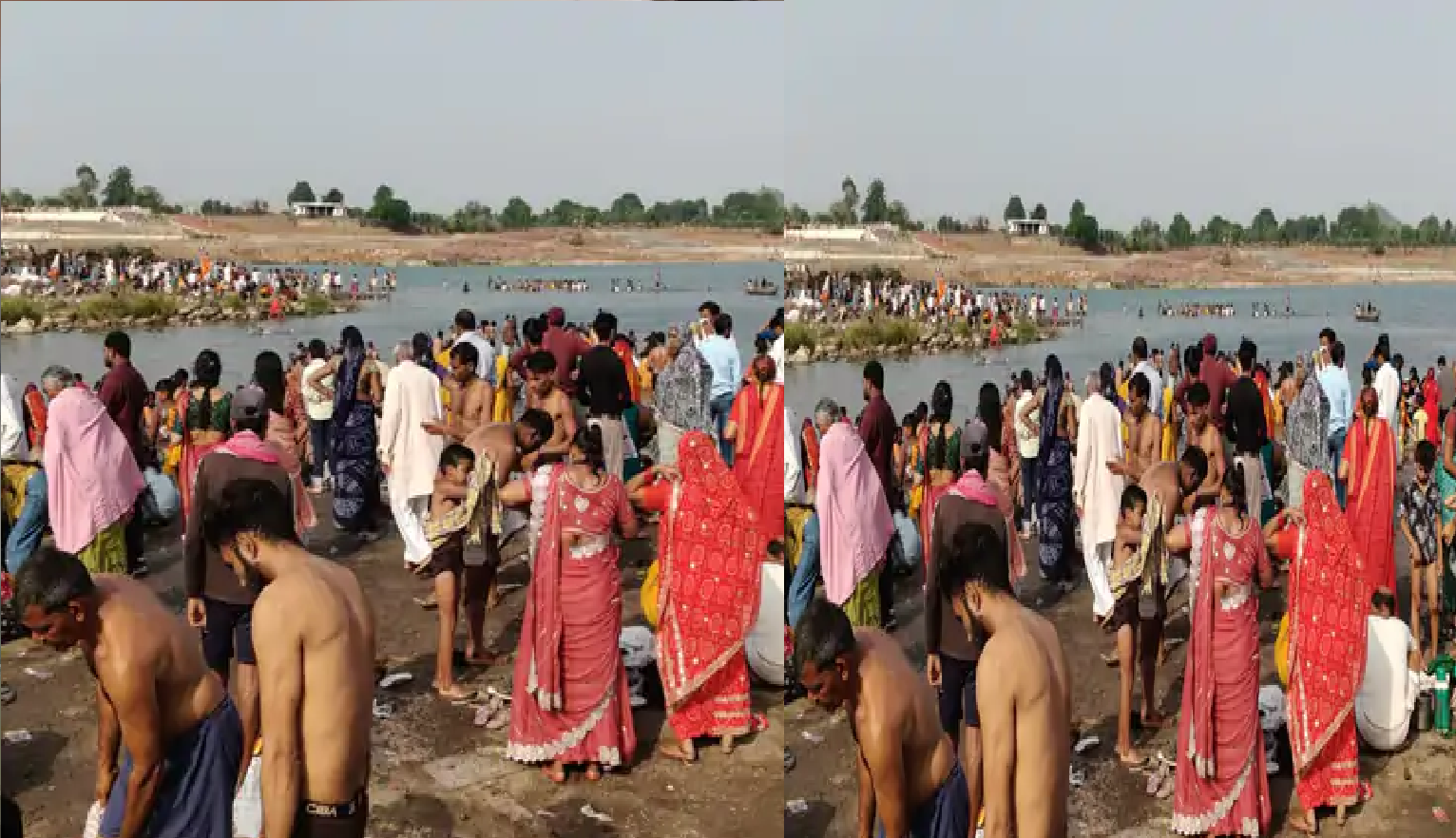 सोमवती अमावस्या पर आंवली घाट में उमड़ा आस्था का सैलाब, कई किलोमीटर लंबा जाम; 2 घंटे से रेंग रहे वाहन