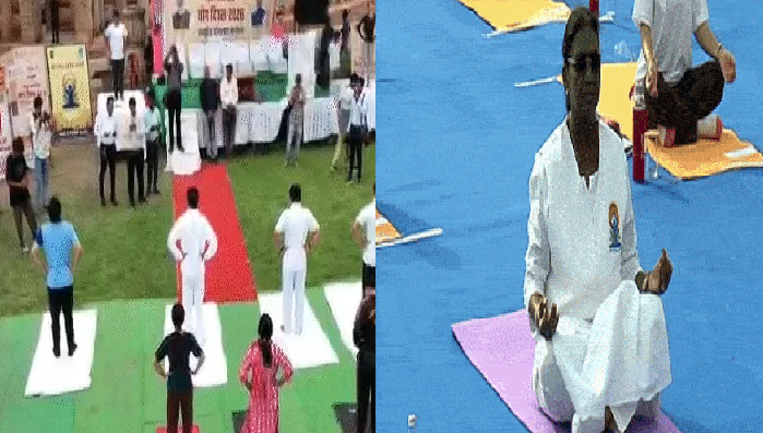 योग दिवस पर MP में दिखा उत्साह: राष्ट्रपति ने किया योग, इंदौर ने बनाया रिकॉर्ड, राजगढ़ में मंत्री की तबीयत बिगड़ी