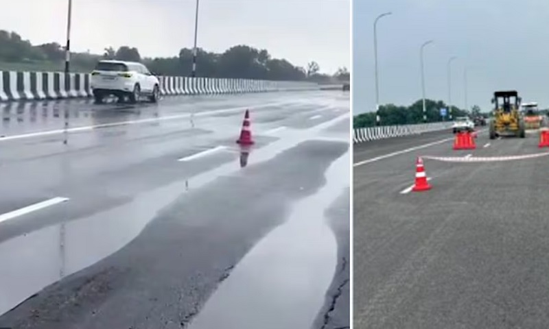 UP: कानपुर-लखनऊ एलिवेटेड एक्सप्रेसवे उद्घाटन के 13वें दिन ही धंसा, जर्मनी की वर्ल्ड क्लास सड़कों से हो रही थी तुलना